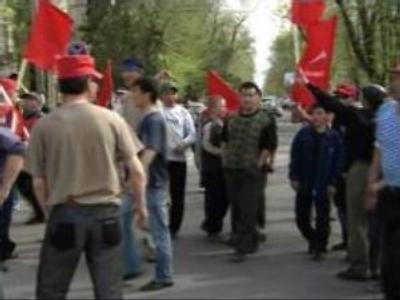 Opposition rally in Kyrgyz capital continues