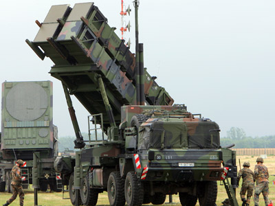 Parts for Patriot missile batteries arrive in Turkey