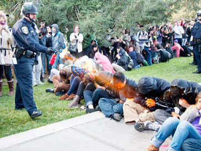 Assault and pepper: Cops trained to spray