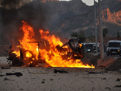 Powerful blast rocks eastern Turkish city, seven reportedly killed (PHOTOS)