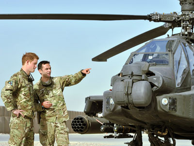 In shining armor: Apache-piloting Prince Harry to ‘help oust Assad’