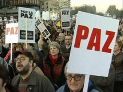 Protest against ETA terror held in Spain and Ecuador