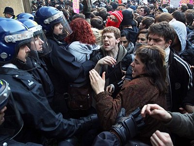 Protests against austerity measures flare up in Europe