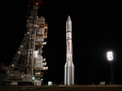 Breaking ill luck: Proton rocket blasts into orbit
