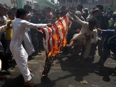 Al-Qaeda leader calls for more anti-US protests