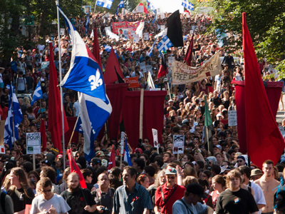 Quebec students protest despite tuition hike backtrack