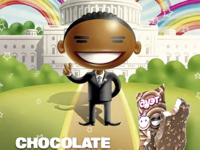 Racist ice cream? Scandal over Obama ad