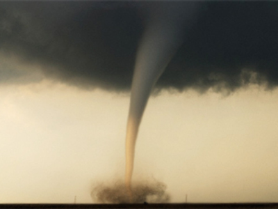 Rare tornado hits Georgia