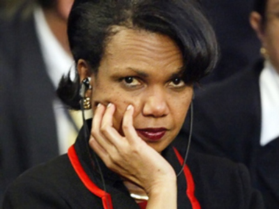 Rice 'disappointed' with Russia