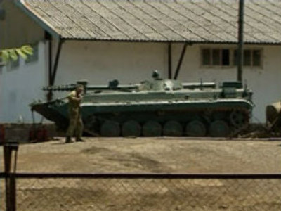 Russia hands over military base to Georgia