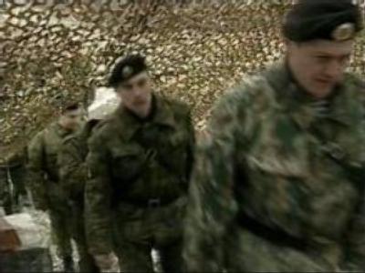 Russian marine officers wait for sentence