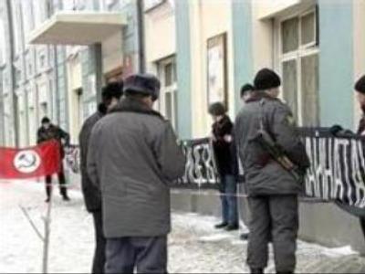 Russian nationalists protest against illegal immigration in Irkutsk