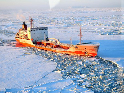 Russian tanker on mercy mission to ice-bound Alaskan town