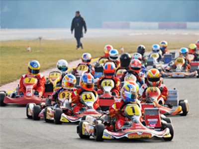 Russian youngster wins karting winter cup