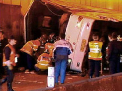 Russians hurt in bus-truck crash in Egypt