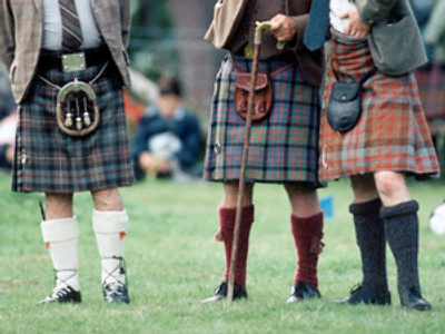 Scotsmen bid goodbye to tradition