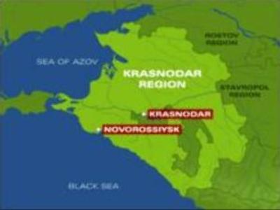 Ship runs aground in Novorossiysk