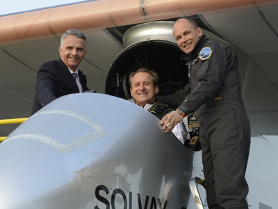 Solar Impulse charges into first intercontinental flight