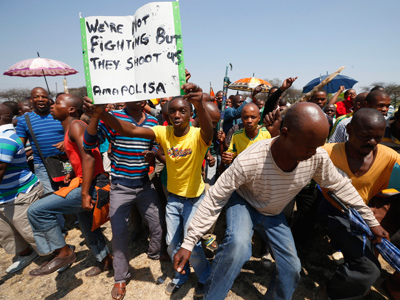 Two dead in fresh South African platinum violence