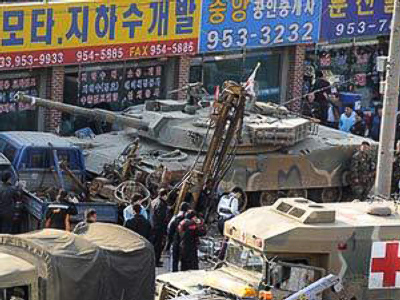 Sleep in a tank causes chaos