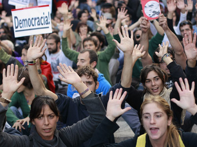 ‘NO’! Thousands flood Madrid in second day of anti-cuts demos (PHOTOS)