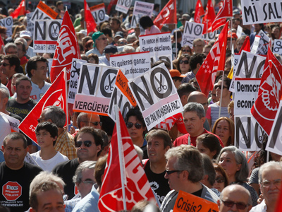 Protests Redux: Spanish unions plan general strike after more mass rallies (PHOTOS)