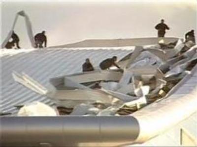 Strong wind hits Tbilisi airport