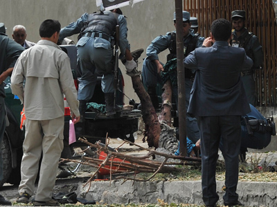 Teenage suicide bomber kills six near NATO’s Kabul headquarters