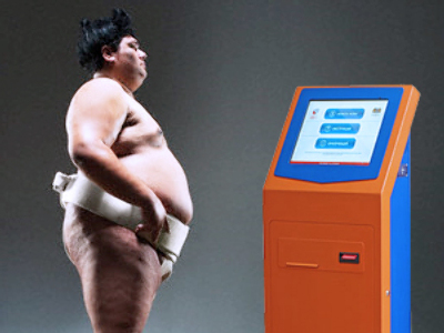Sumo wrestler stole 90 kg payment terminal