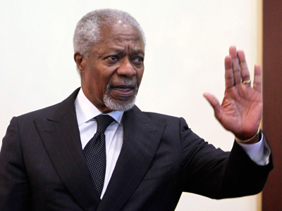 Syrian govt accepts Annan's 6-point peace plan