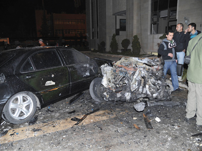 Three blasts strike Syrian Interior Ministry in Damascus