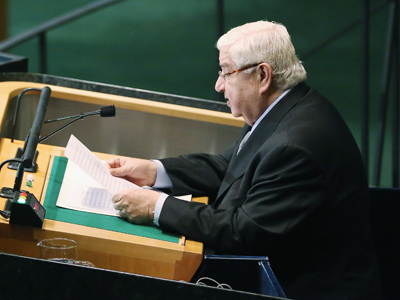 Syria FM: Some UN Council members supporting terrorism