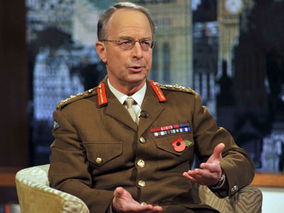 Britain could intervene in Syria within months - top UK general