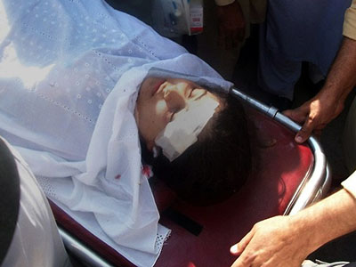 14yo schoolgirl activist shot in head by Pakistani Taliban