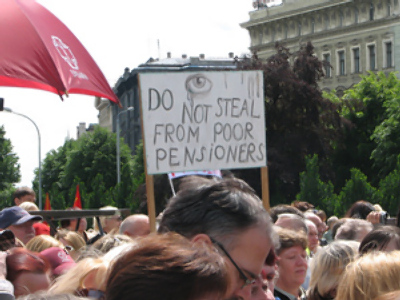 Thousands rally in Latvia to stop cuts in public services