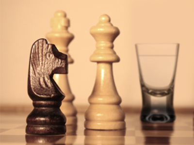 Too drunk to checkmate