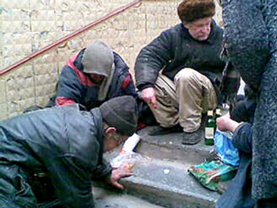 Russian tramps sell body parts to kebab stand