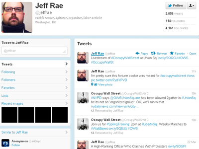 Twitter sticks together with OWS protesters