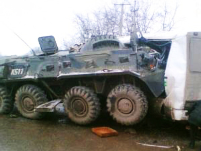 Two killed, five injured in Chechen crash