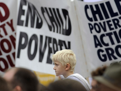 UK Child Poverty set to soar as spending cuts bite