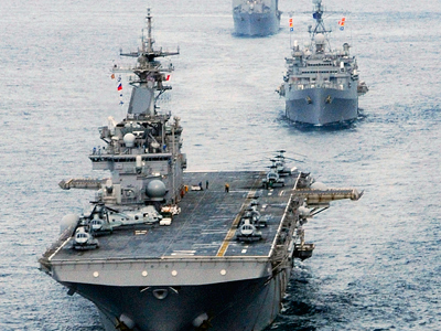 China expects respect after US naval shift