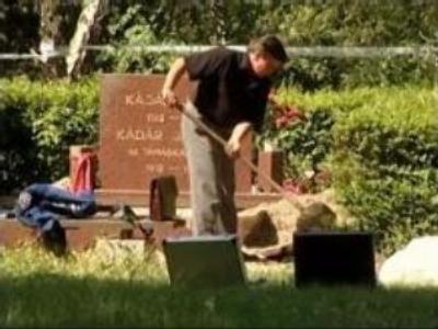 Vandals dig up Communist-era leader’s grave in Hungary