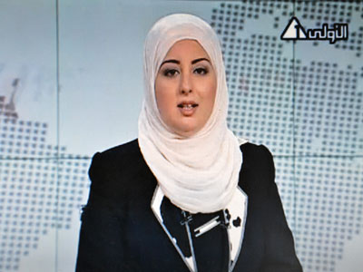 First veiled female newscaster appears on Egyptian TV