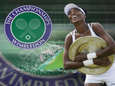 Venus Williams embraces Wimbledon victory
