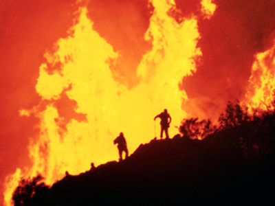 Flames of foul play