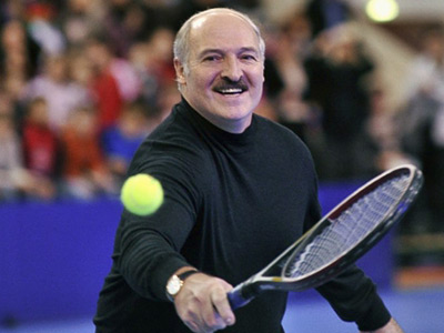Two women beat Belarusian president... on tennis court