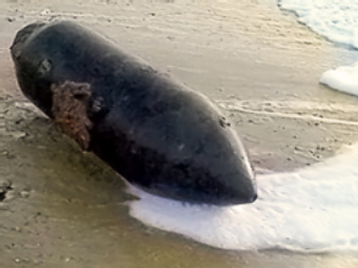 WWII-era bomb drifts off British coast