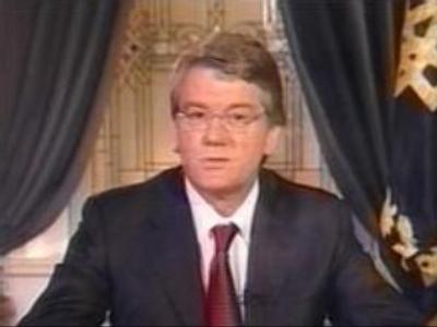 Yushchenko delivers nation-wide address