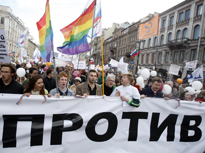 Activist sues authorities over gay propaganda law