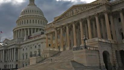 Capitol Building in Washington, DC with the Senate side of the building on the right (AFP Photo)